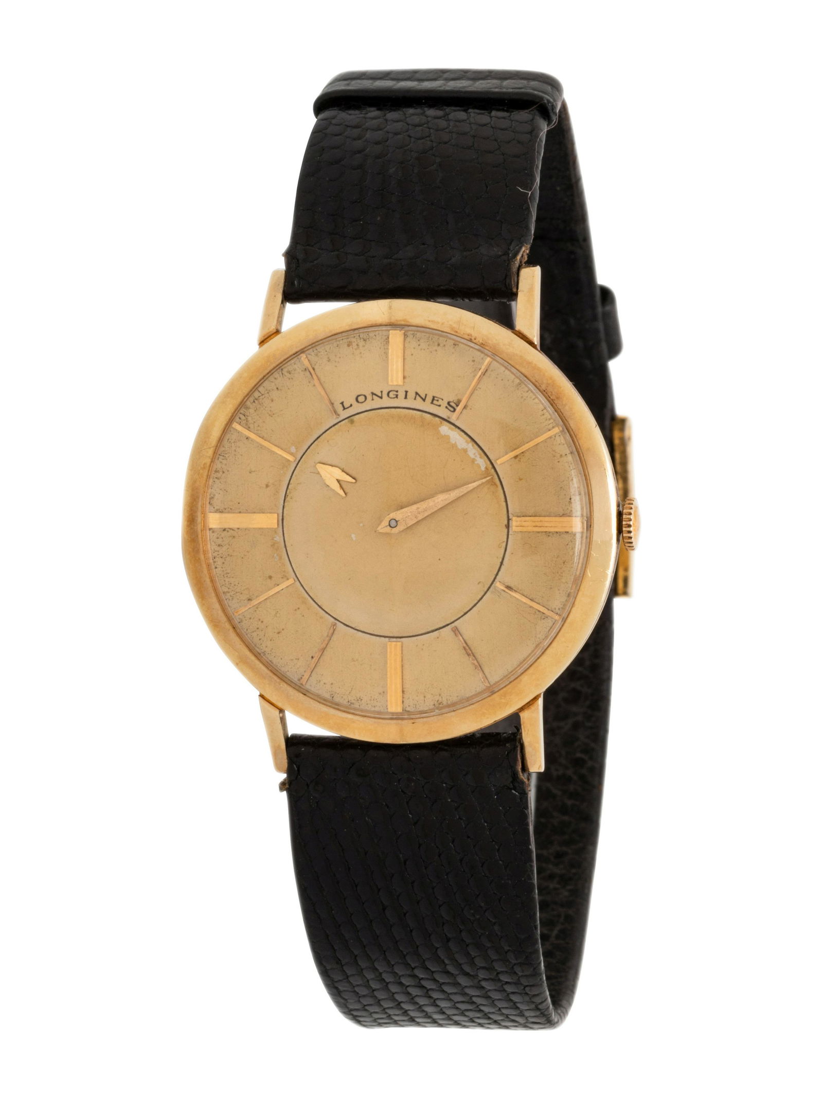 LONGINES, VINTAGE, REF. 1017 14K YELLOW GOLD 'MYSTERY' WRISTWATCH (1 of 3)