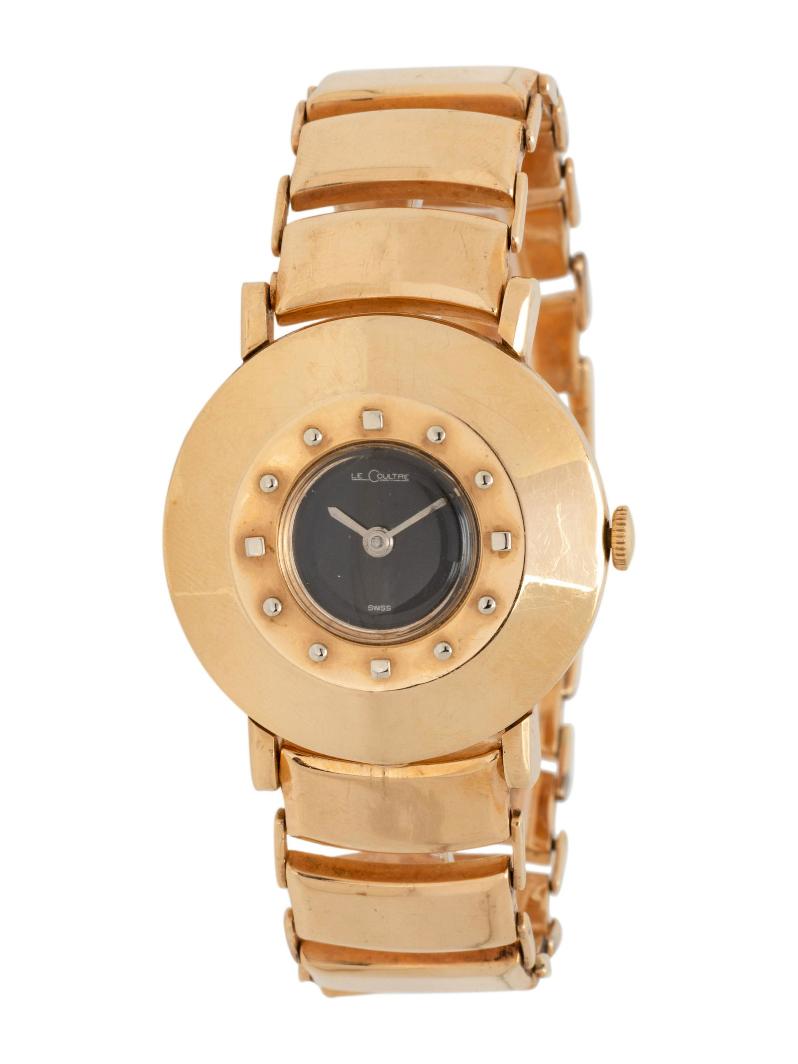 LeCOULTRE, VINTAGE, 14K YELLOW GOLD WRISTWATCH (1 of 4)