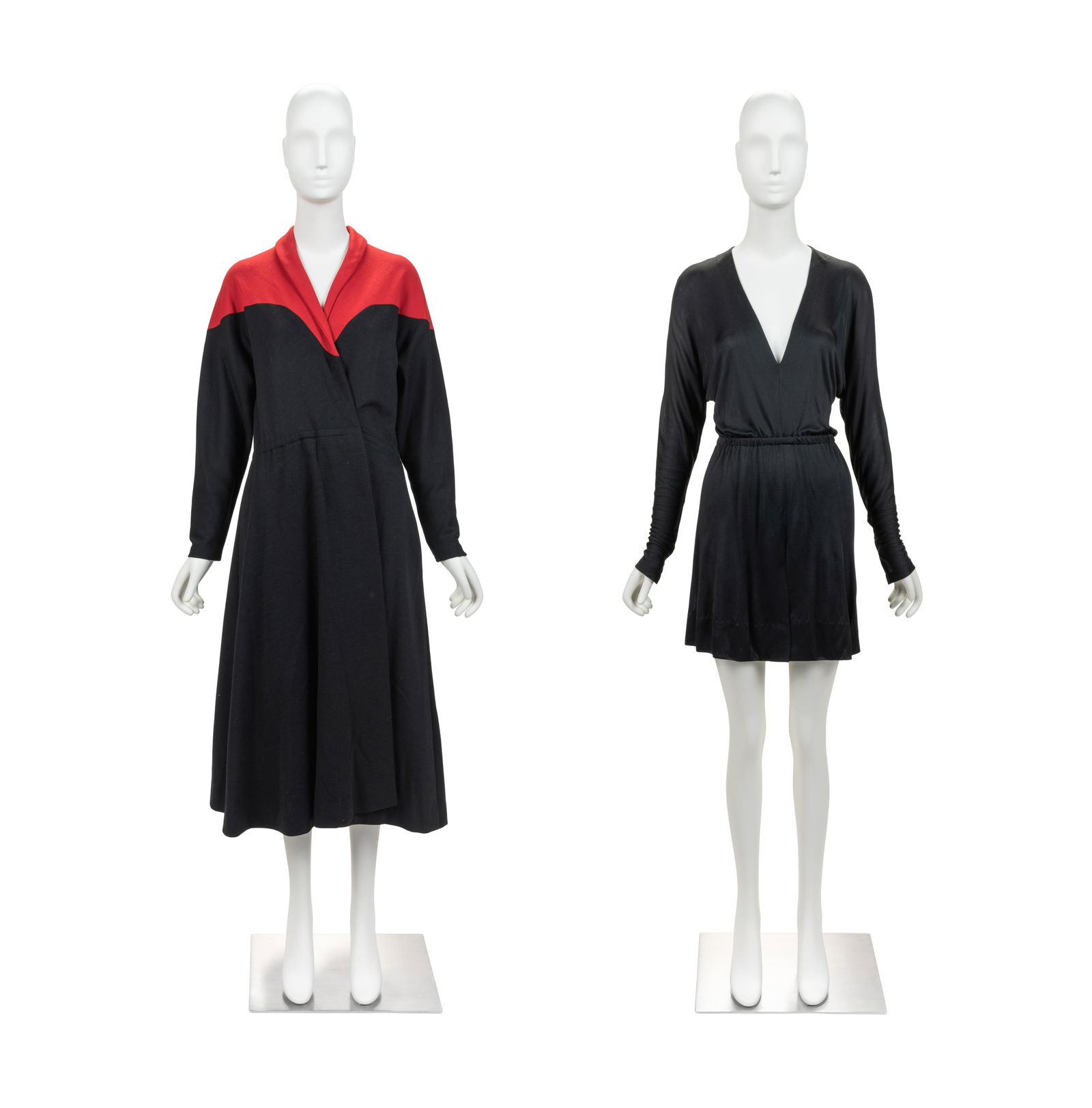 Two Halston Items: One Top, One Coat, 1970s   (1 of 8)