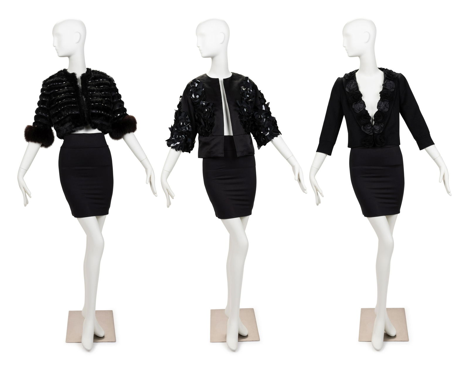 Three Designer Jackets: Two Carolina Herrera, One Oscar de la Renta, 2000s (1 of 6)