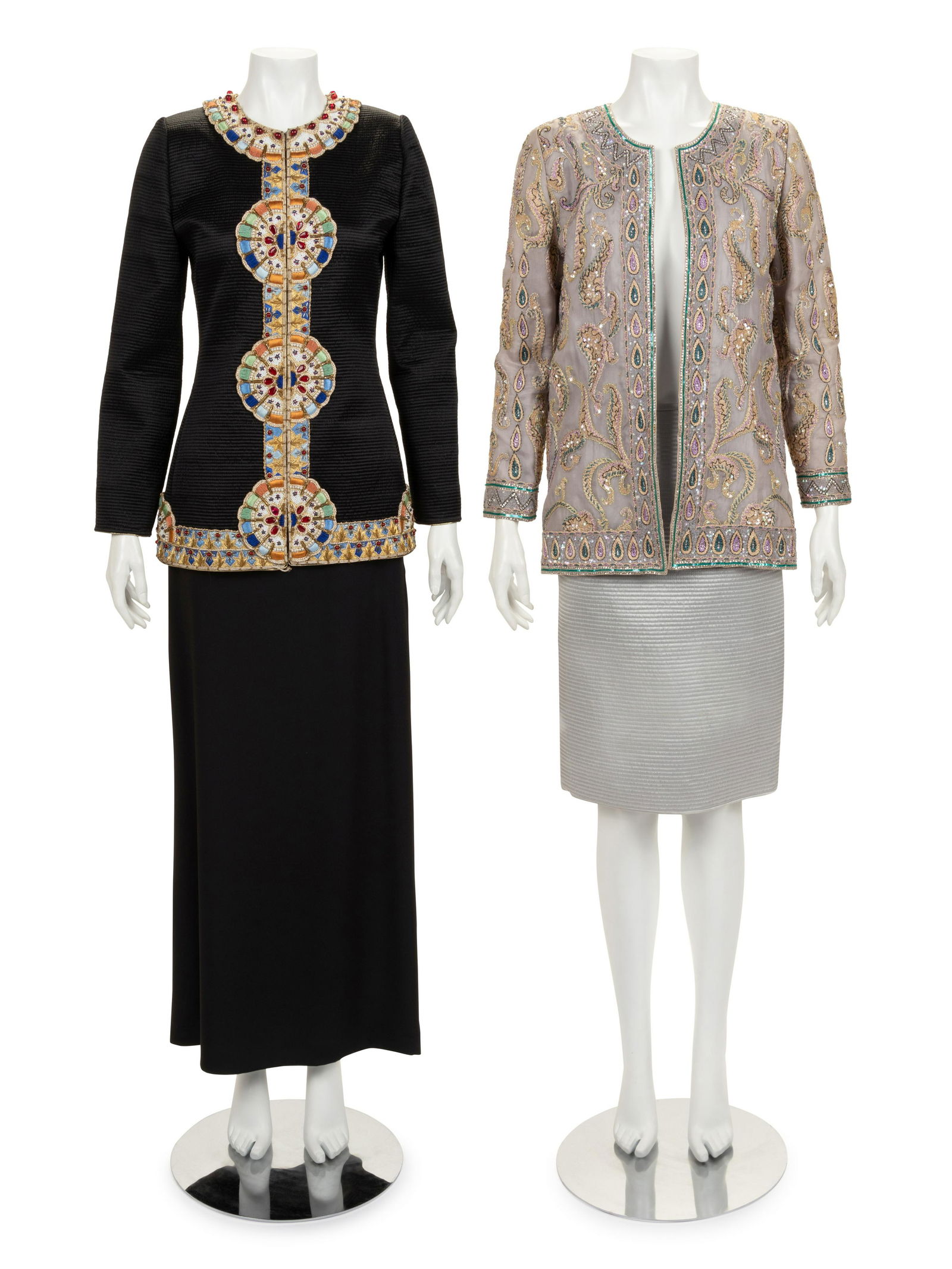 Two Mary McFadden Skirt Suits, 1980-90s (1 of 6)