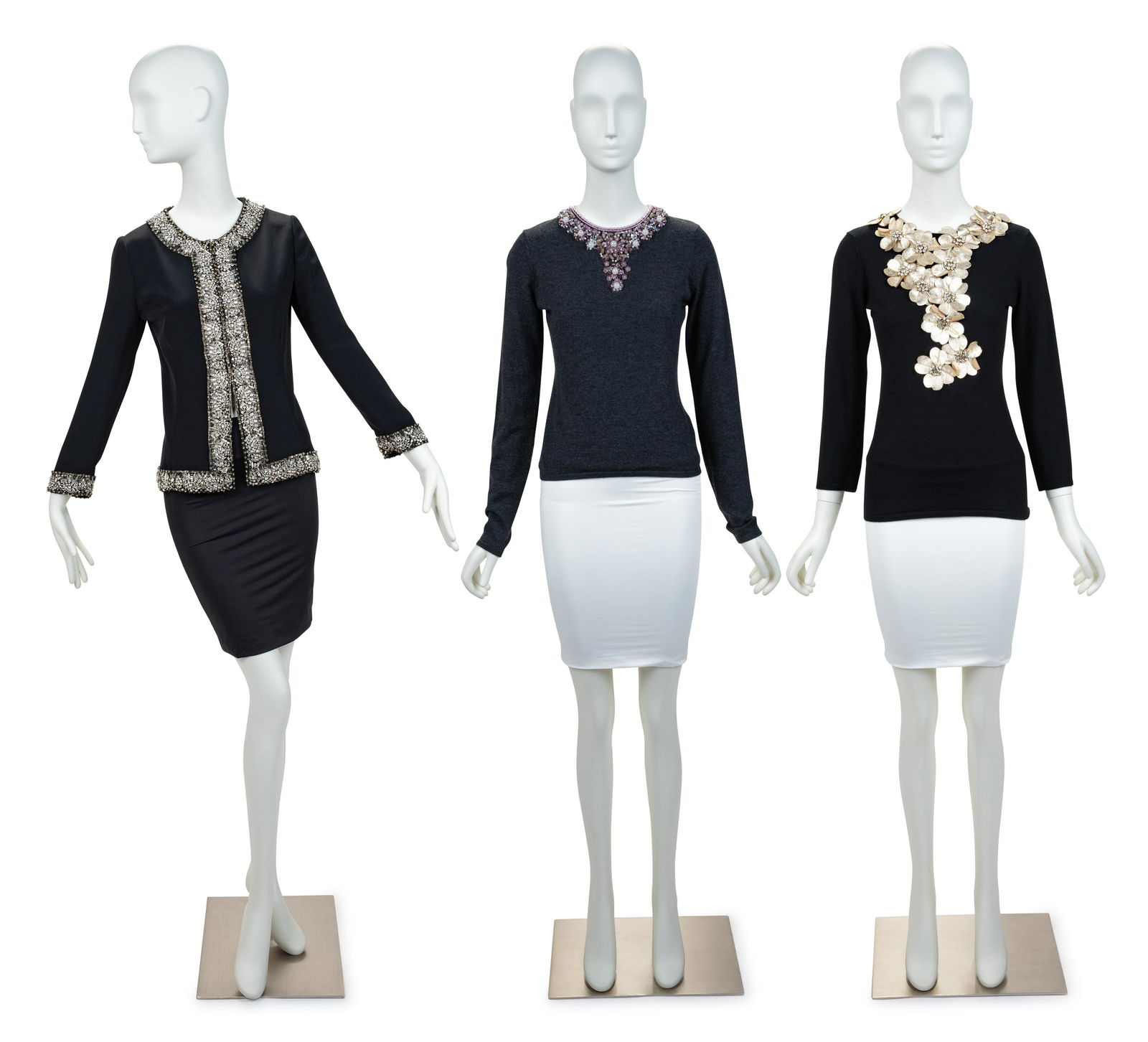 Three Naeem Khan Embroidered Pieces, 2000-10s (1 of 6)