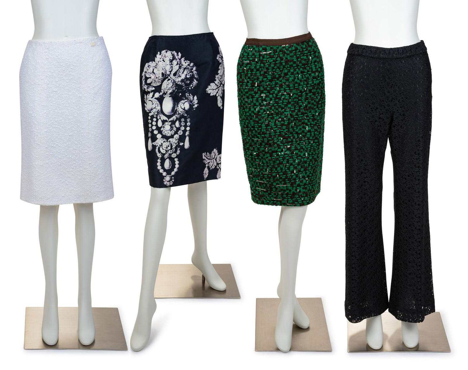 Five Designer Items: One Chanel, Four Oscar de la Renta, 1990-2010s (1 of 6)