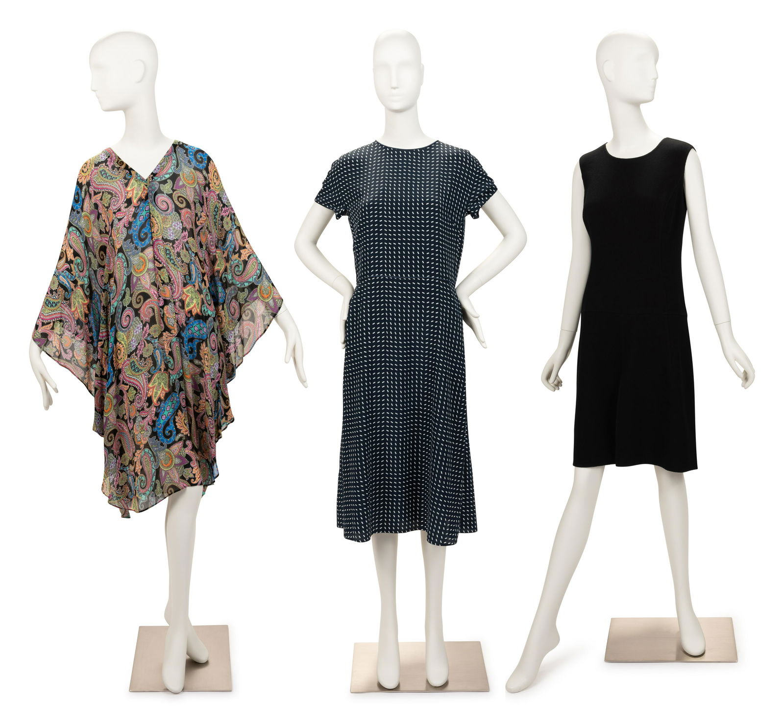 Three Designer Dresses: Etro, Loro Piana, Oscar de la Renta, 2000-20s (1 of 6)