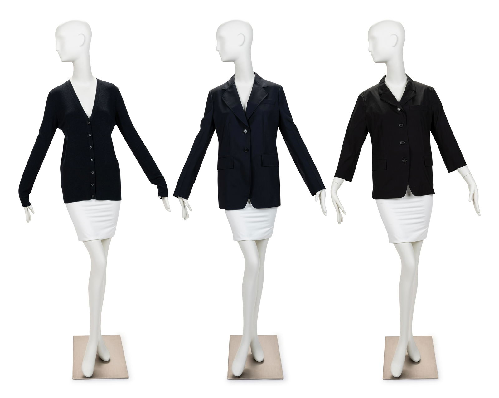 Three Prada Items: Two Jackets, One Cardigan, 1990-2010s (1 of 7)