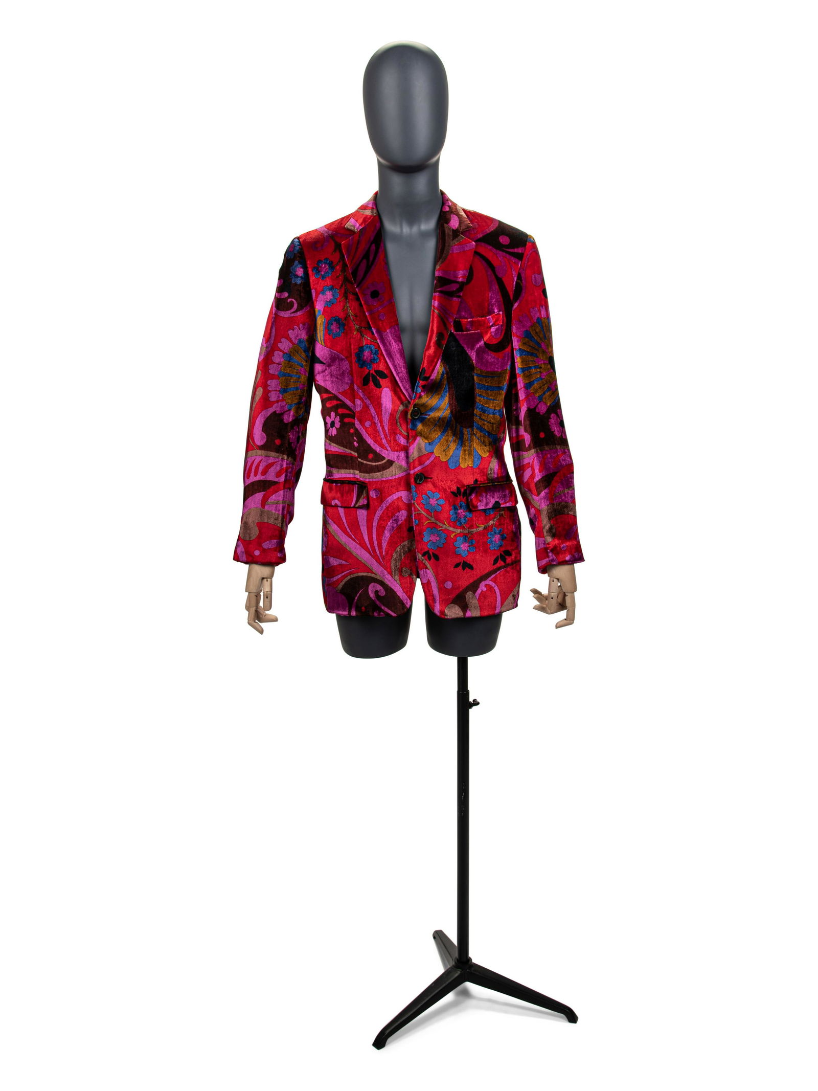 Men's Gucci Printed Velvet Jacket, c.1994 (1 of 5)