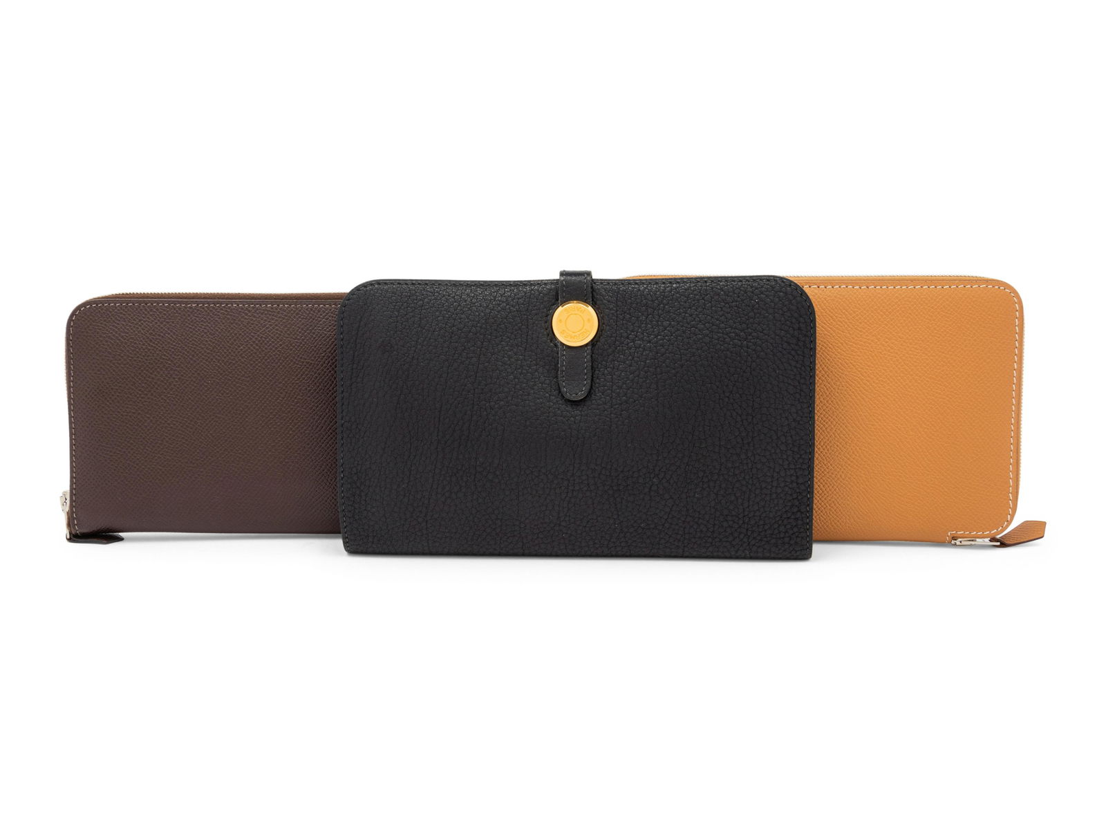 Three Hermes Wallets, 1990s-2010s (1 of 5)
