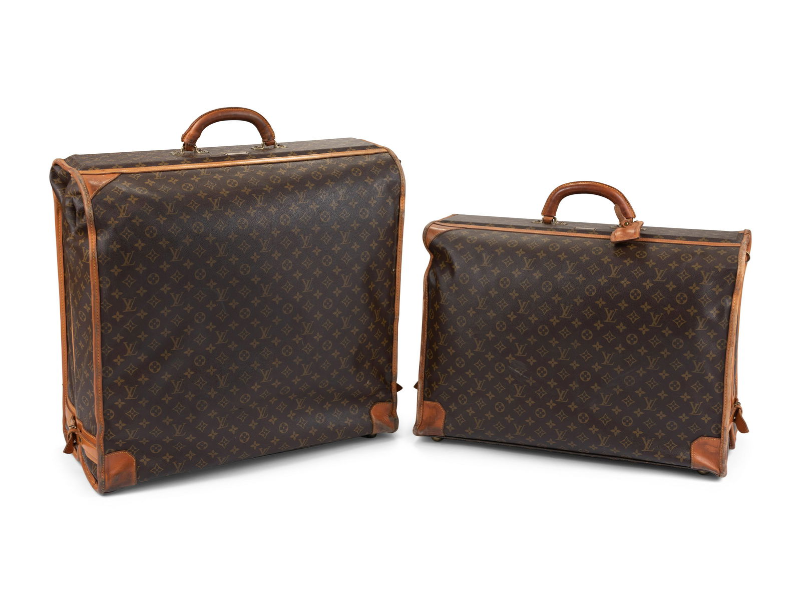Two Louis Vuitton Luggage Pieces, 1980-90s (1 of 5)