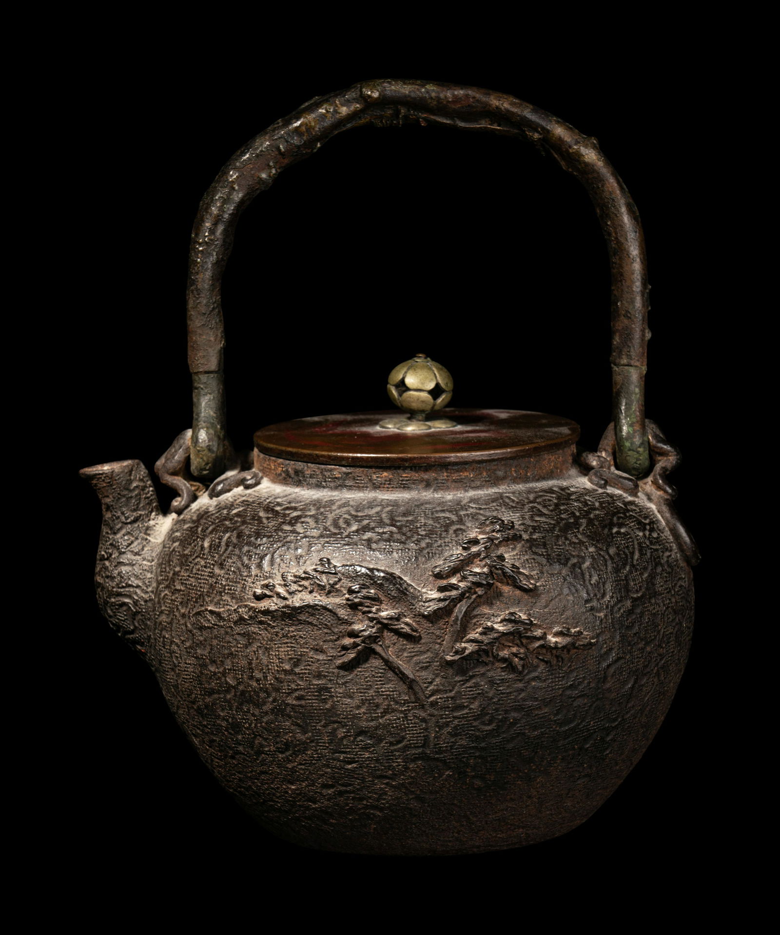 Two Japanese Cast Iron Teapots, Tetsubin  (1 of 8)