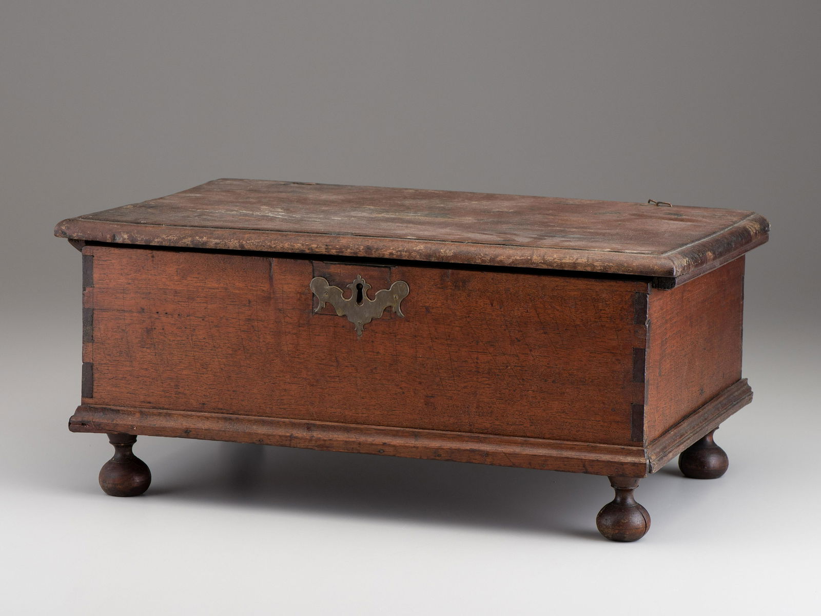 A William and Mary Style Walnut Bible Box (1 of 4)