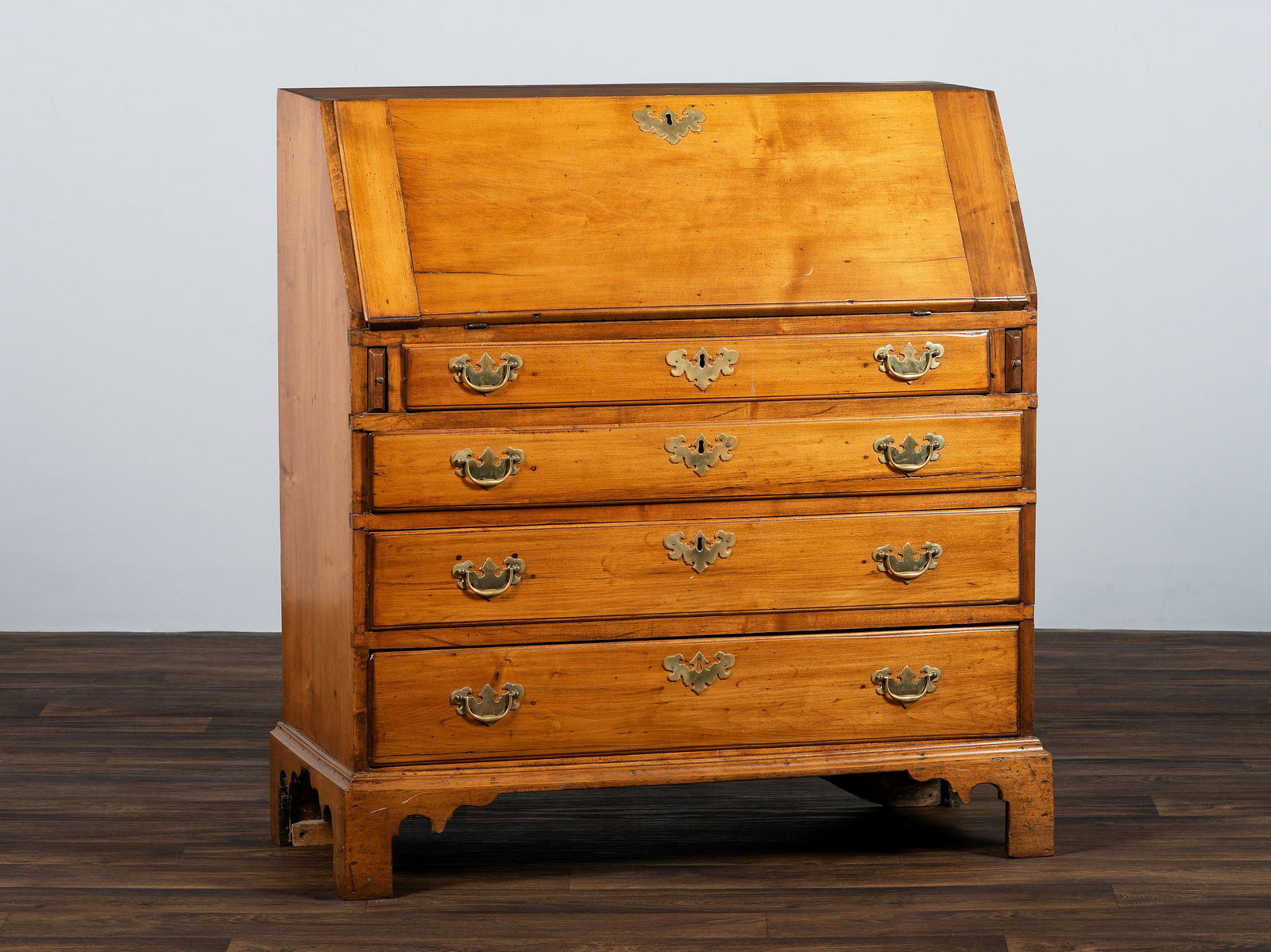 A Chippendale Maple Slant Front Desk (1 of 5)