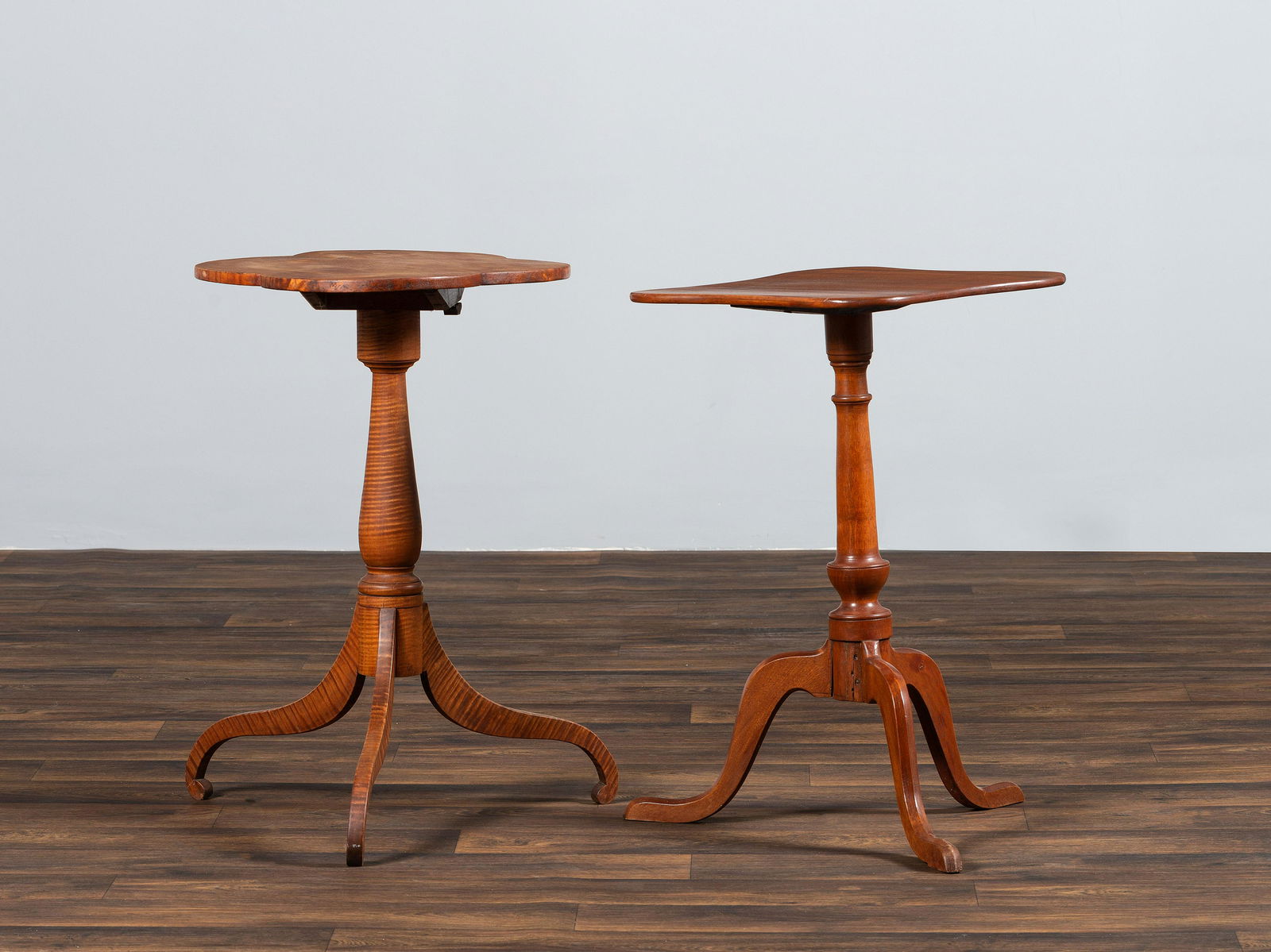 Two Federal Candlestands (1 of 3)