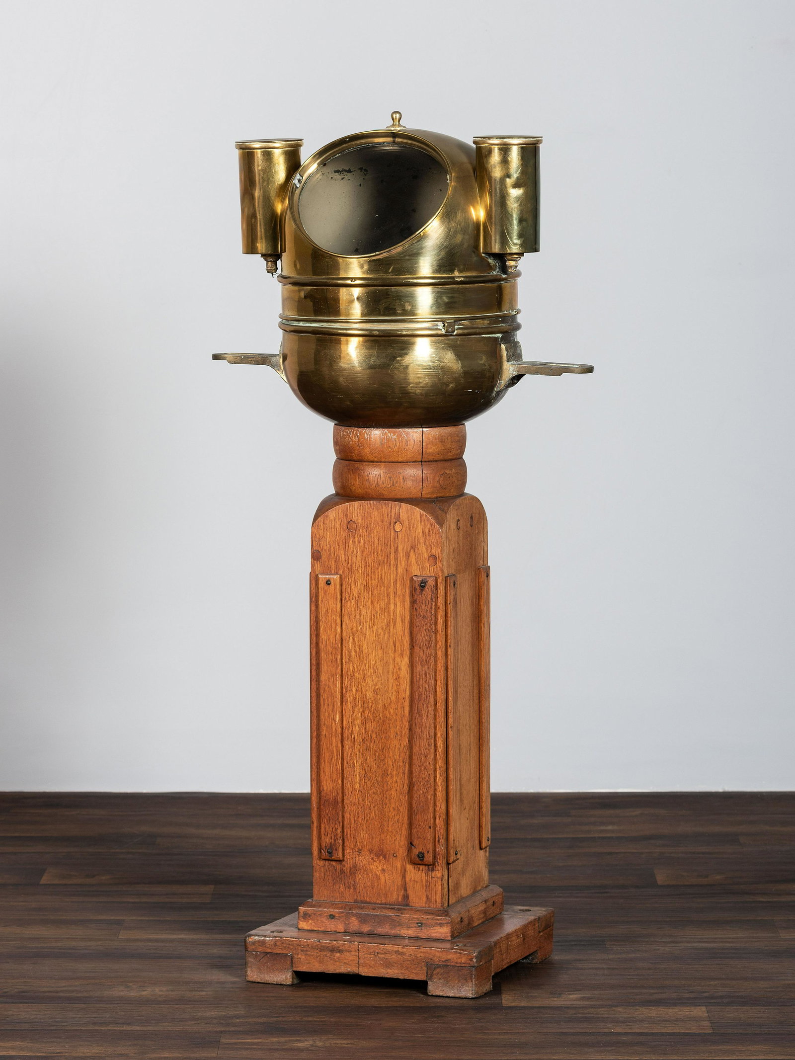 A Christie and Wilson Ship's Binnacle: A Christie and Wilson Ship's Binnacle Glasgow, Scotland, Late 19th Century Height 49 inches. Property from the Collection of the Legendary Dealer Norm Flayderman