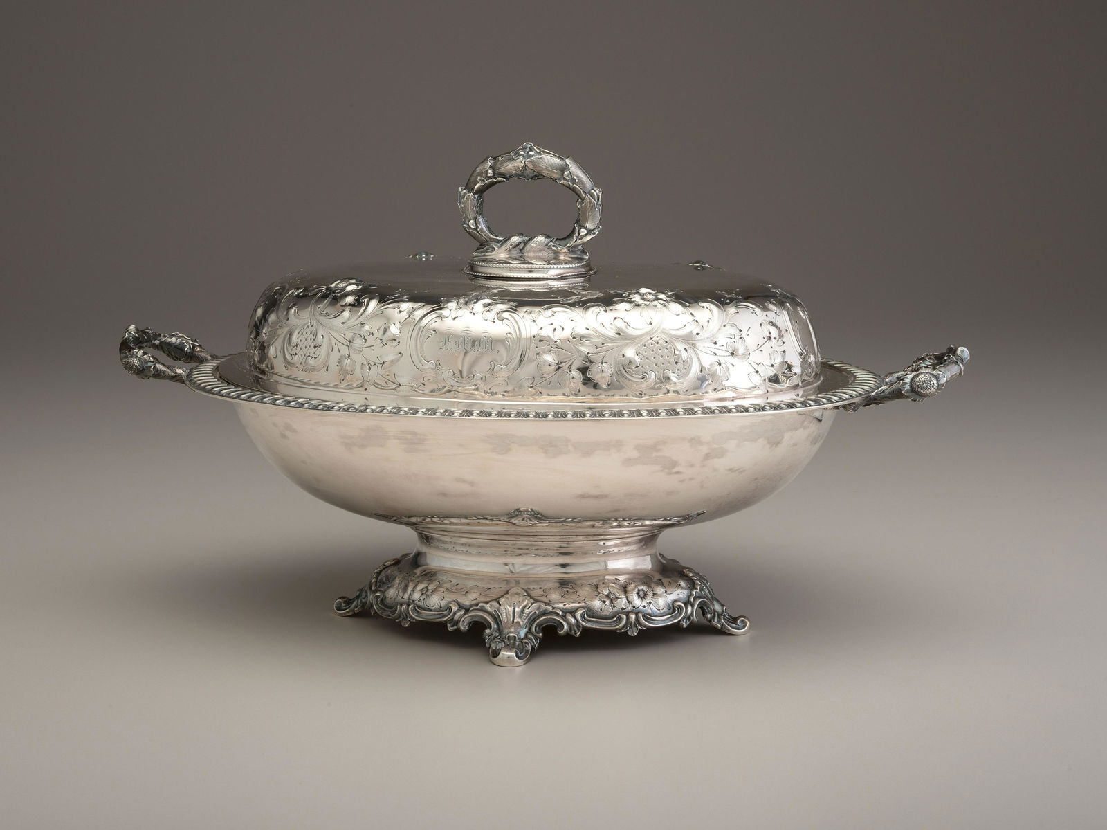 A William Gale & Son Coin Silver Tureen (1 of 5)