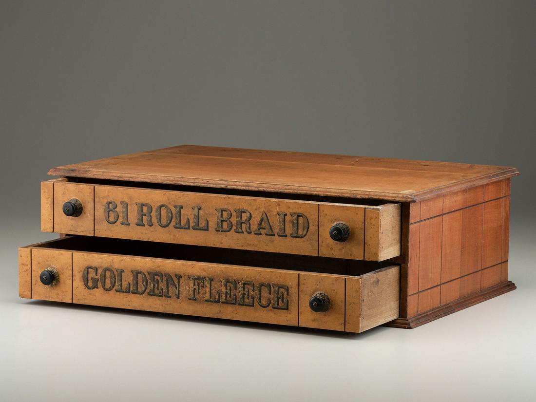 Two Wooden Spool Cabinets (1 of 4)