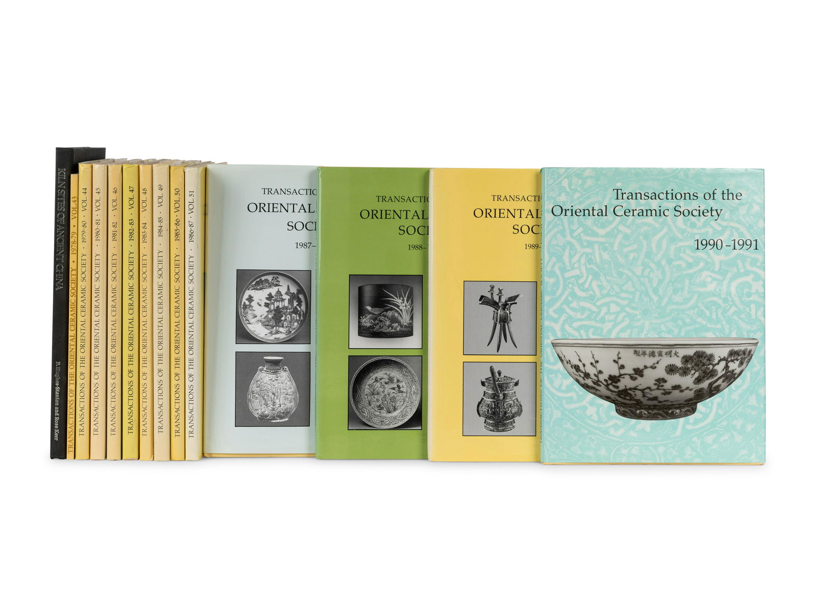 [ORIENTAL CERAMIC SOCIETY]A group of transactions of the Oriental Ceramic Society, comprising: (1 of 6)