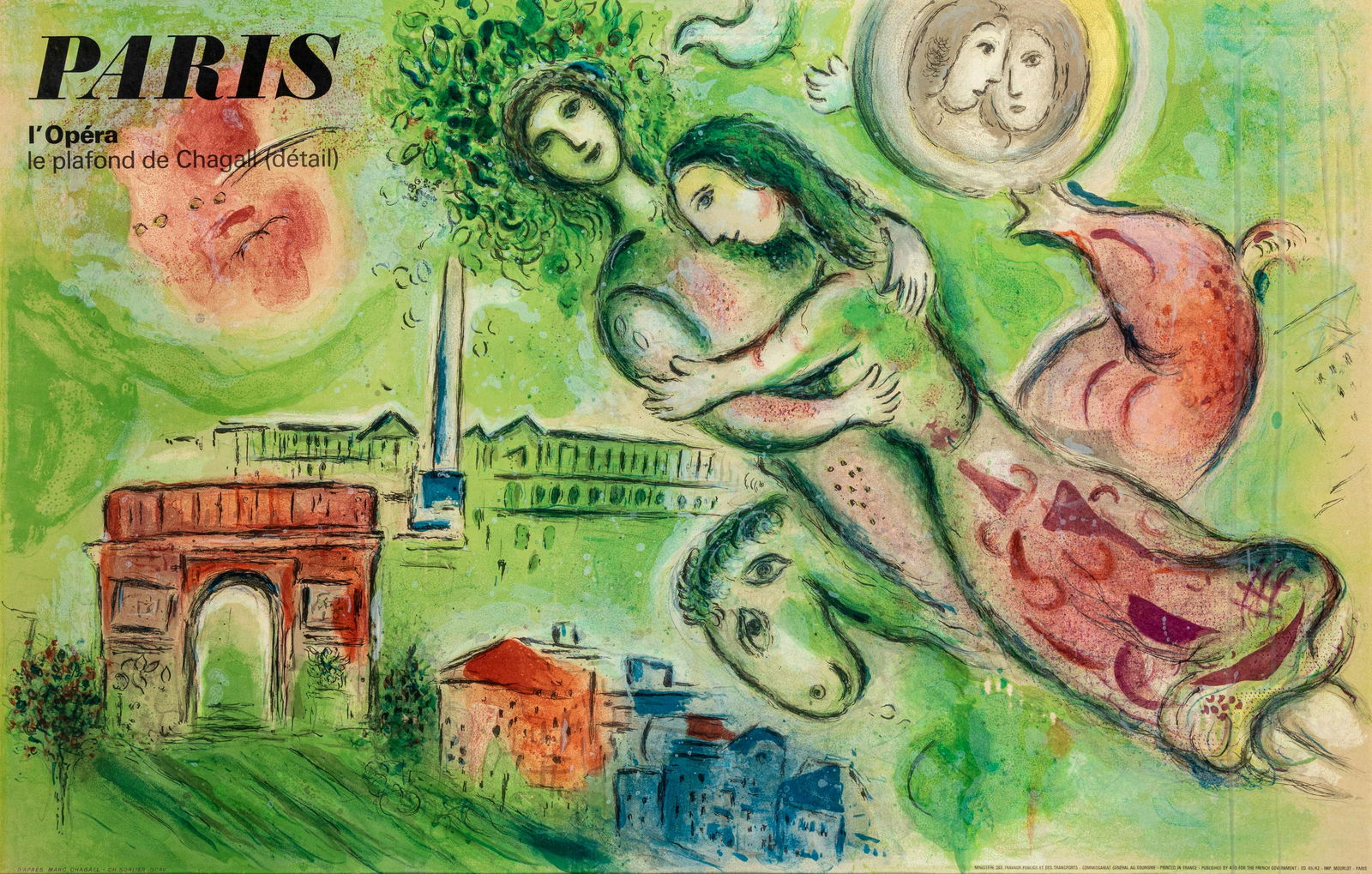 After Marc Chagall (French/Russian, 1887-1985) Romeo et Juliette, 1965 (1 of 7)