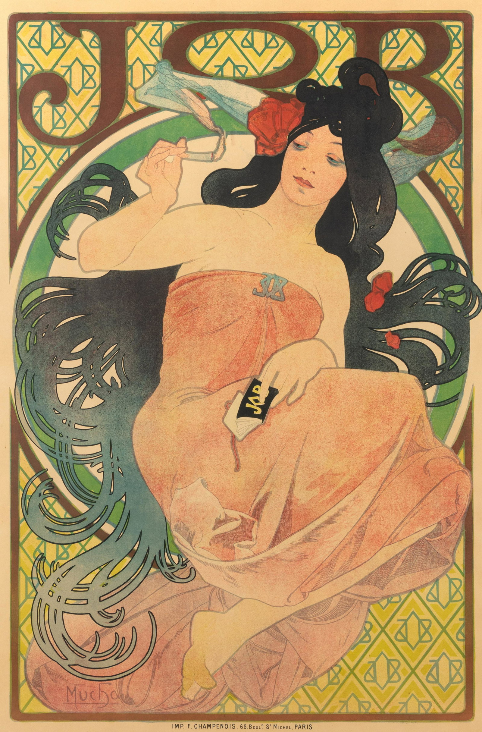Alphonse Mucha (Czech, 1860-1939) Job, 1897 (1 of 5)
