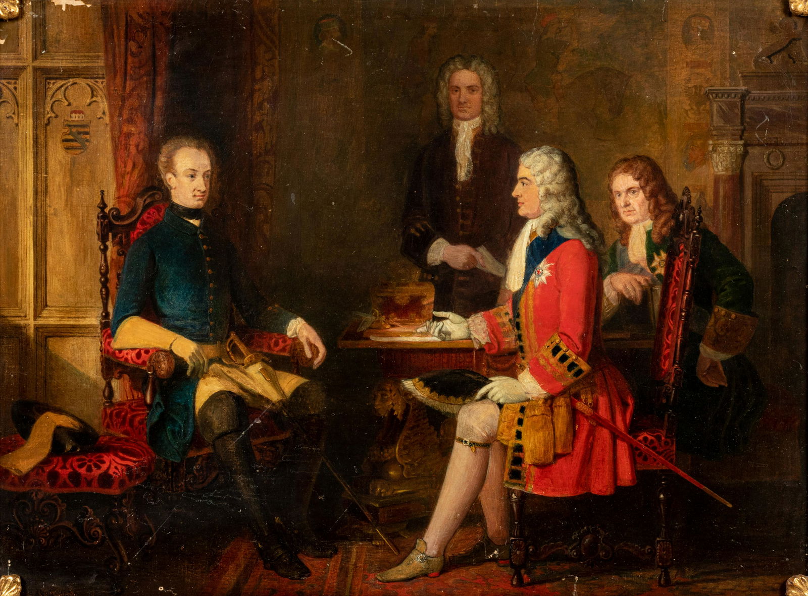 Henry Edward Doyle (British, 1827-1892) Karl XII with the Duke of Marlborough, 1887 (1 of 5)