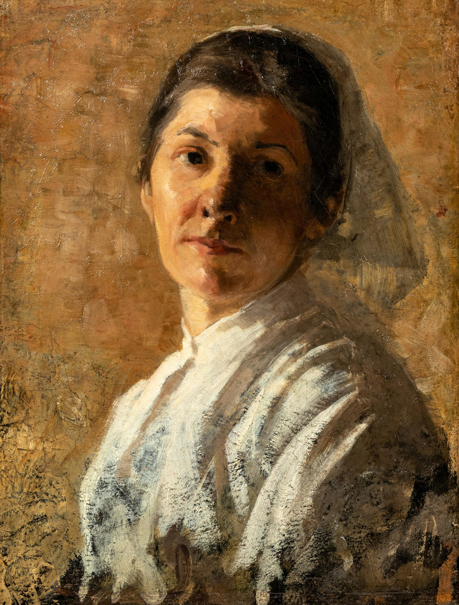 Attributed to Frank Duveneck (American, 1848-1919) Portrait of a Woman (1 of 4)