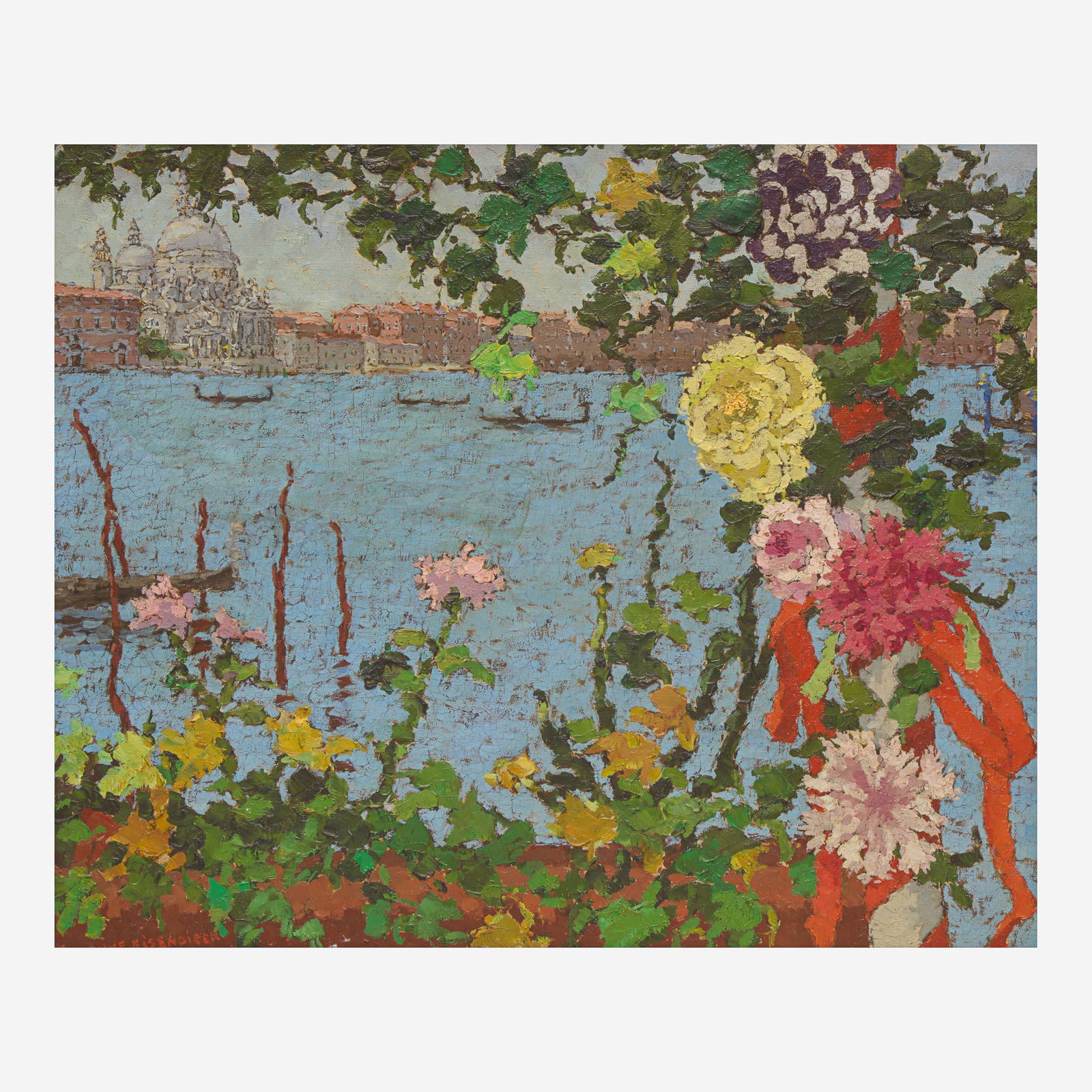 Suzanne Eisendieck (French, 1908-1998) Embarcadère Santa Maria Della Salute (1 of 2)