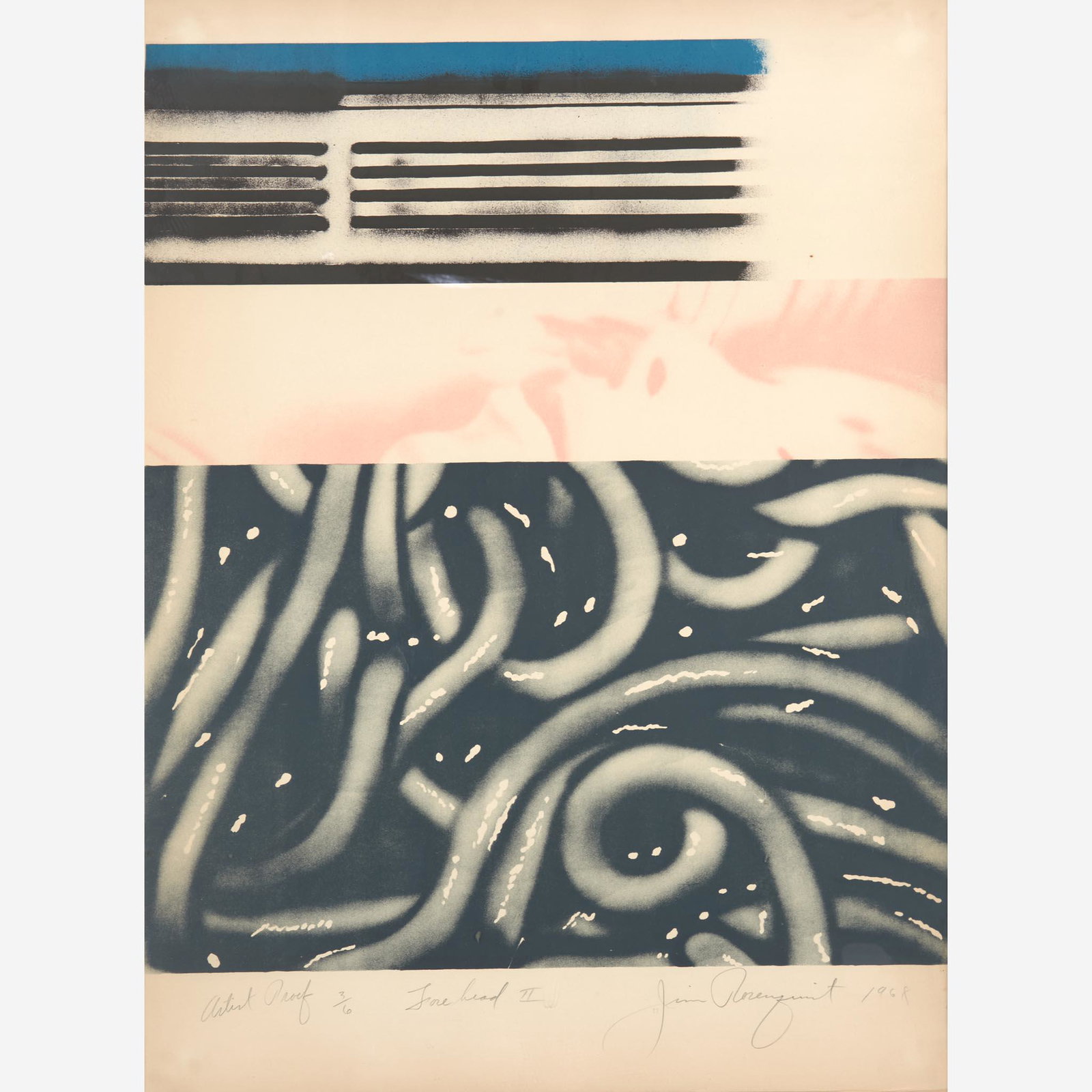 James Rosenquist (American, 1933-2017) Forehead II (1 of 2)