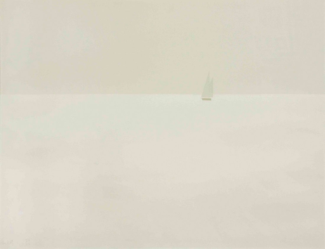 Alex Katz, (American, b. 1927), Provincetown 1: Alex Katz (American, b. 1927) Provincetown 1 color silkscreen edition 30/60, signed Alex Katz (lower left) 17 1/2 x 23 inches.