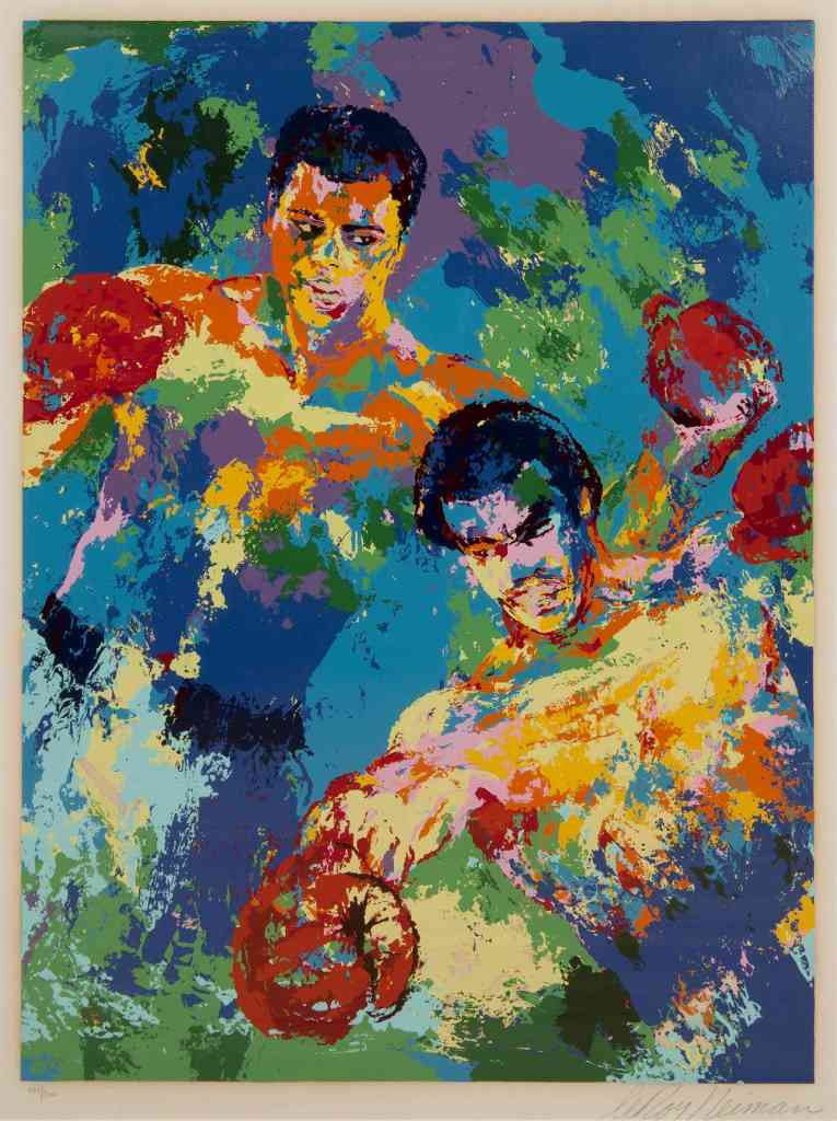 LeRoy Neiman, (American, b. 1926), Boxing: LeRoy Neiman (American, b. 1926) Boxing serigraph edition 285/300, signed LeRoy Neiman (lower right) 33 x 24 3/4 inches.
