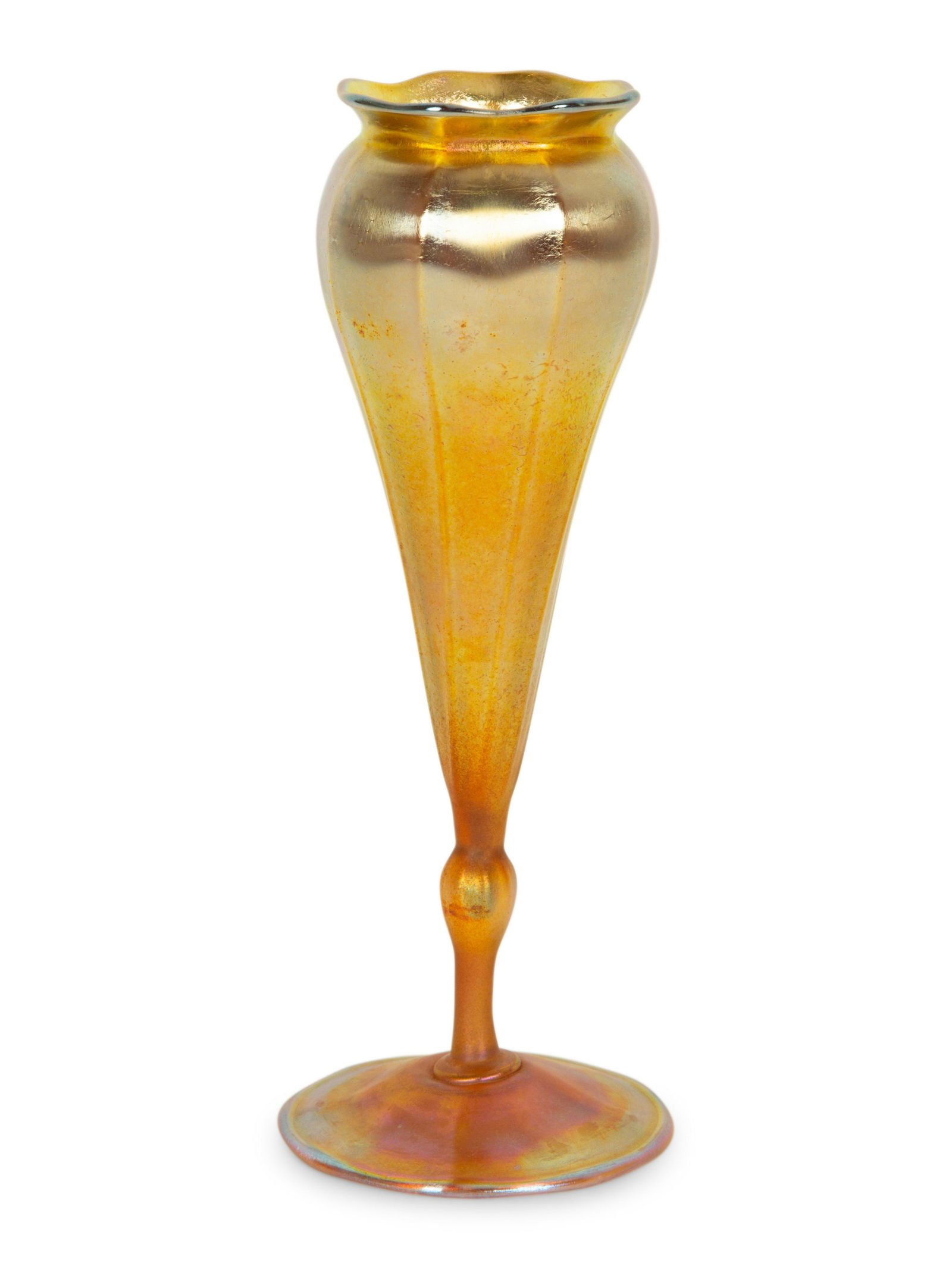 A Tiffany Studios Favrile Glass Floriform Vase (1 of 4)