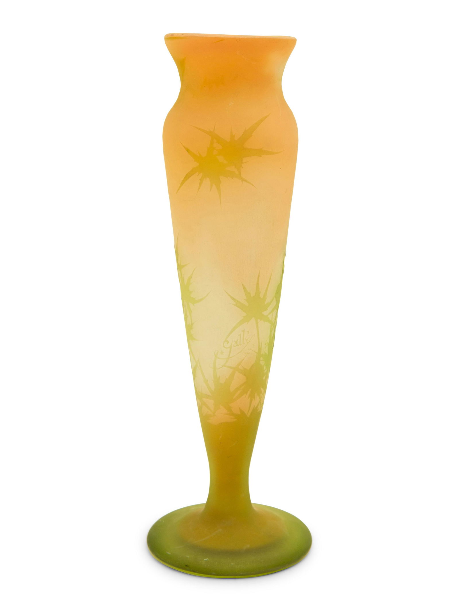 An Emile Galle Cameo Glass Vase (1 of 4)