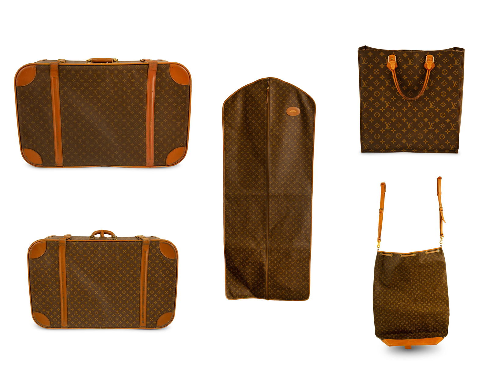 Five Louis Vuitton Luggage Pieces (1 of 6)