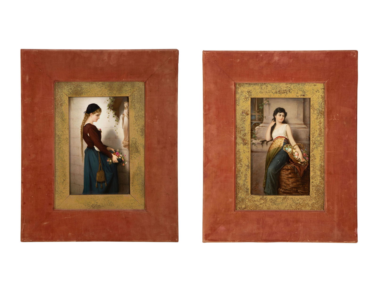 A Pair of Berlin (K.P.M.) Porcelain Plaques (1 of 7)
