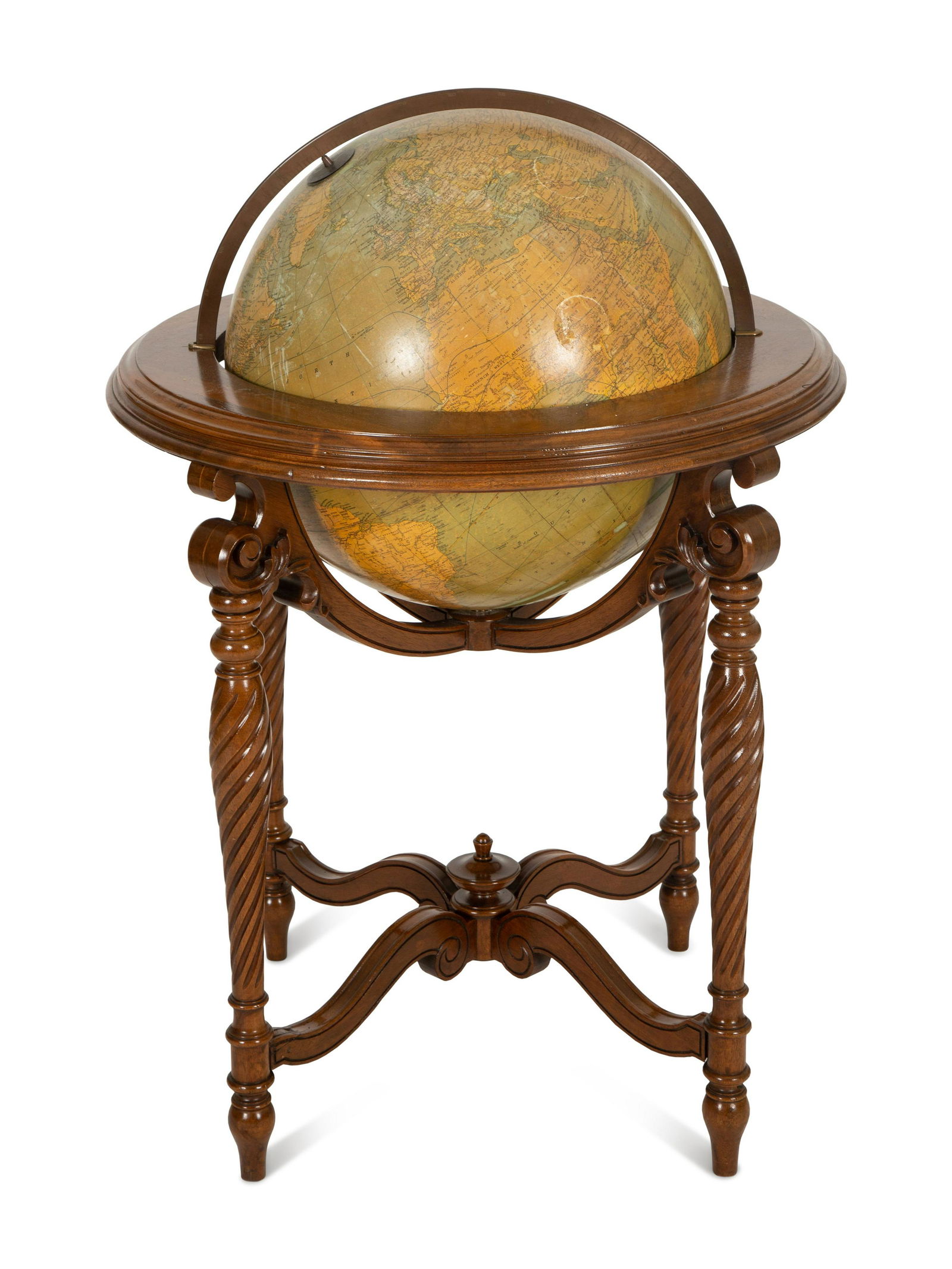 A Georgian Style Terrestrial Globe on Mahogany Stand (1 of 3)