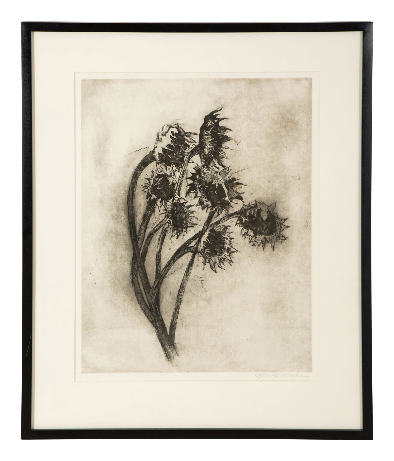 John Alexander (American, b. 1945) Untitled (Sunflowers) (1 of 5)