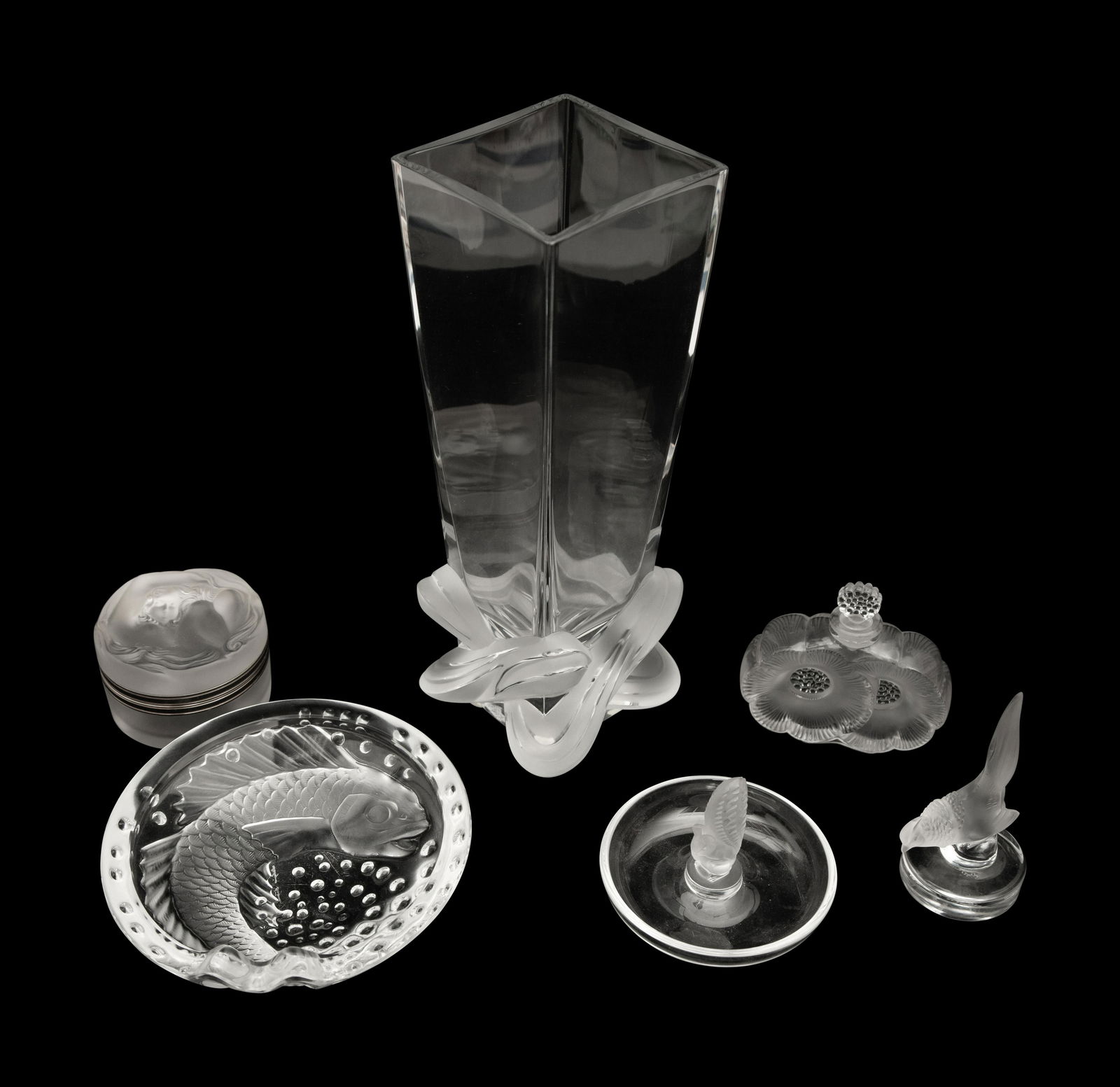 A Group of Lalique Dresser Articles (1 of 2)