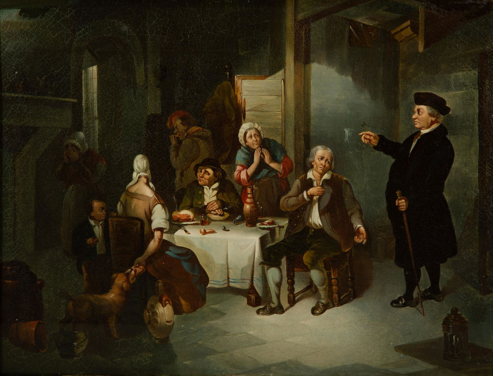 David WIlkie (1785-1831) Untitled, 'Interior Scene with Figures' (1 of 4)