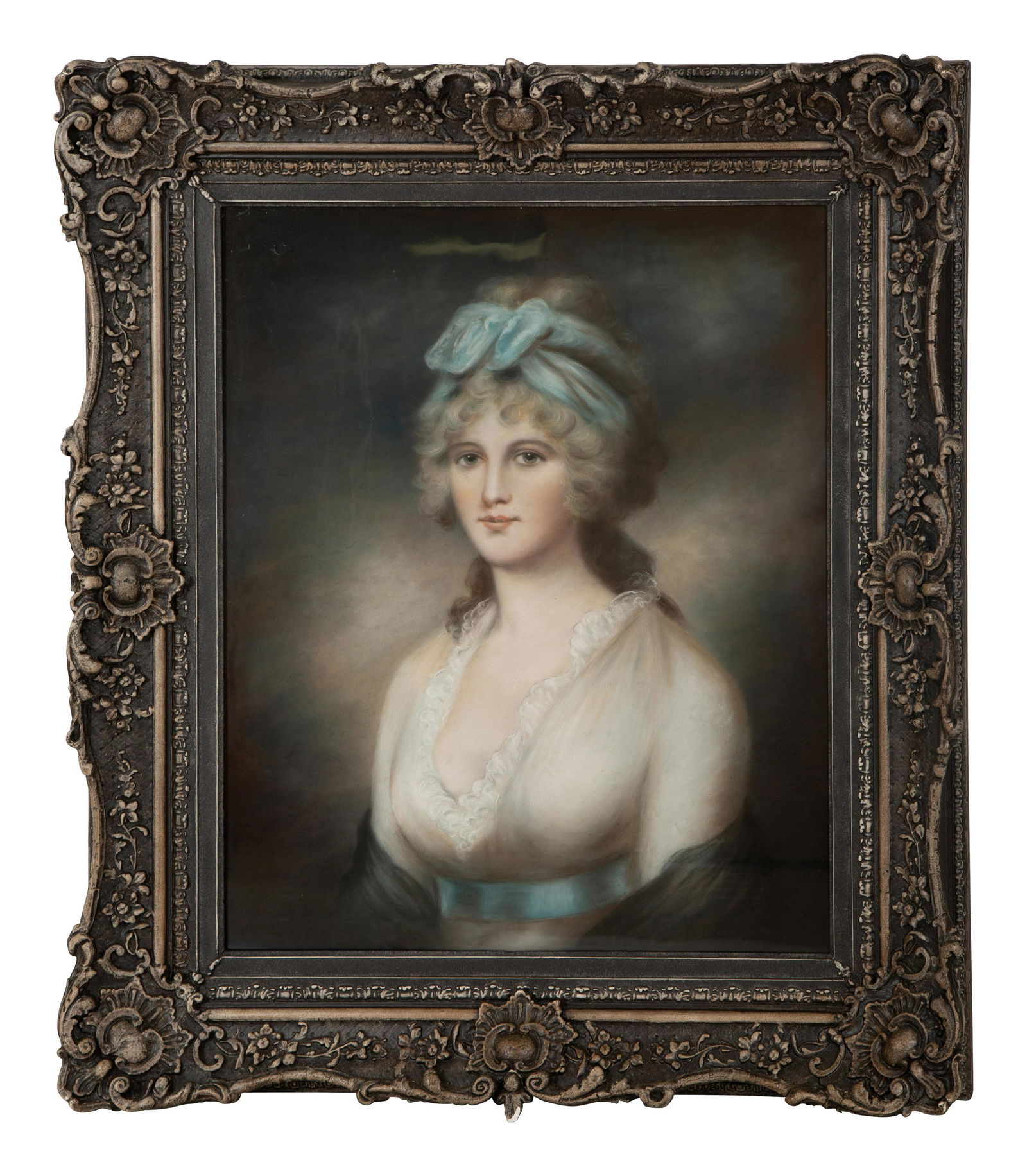 English School  (19th Century) Untitled 'Portrait of a Young Lady' (1 of 4)