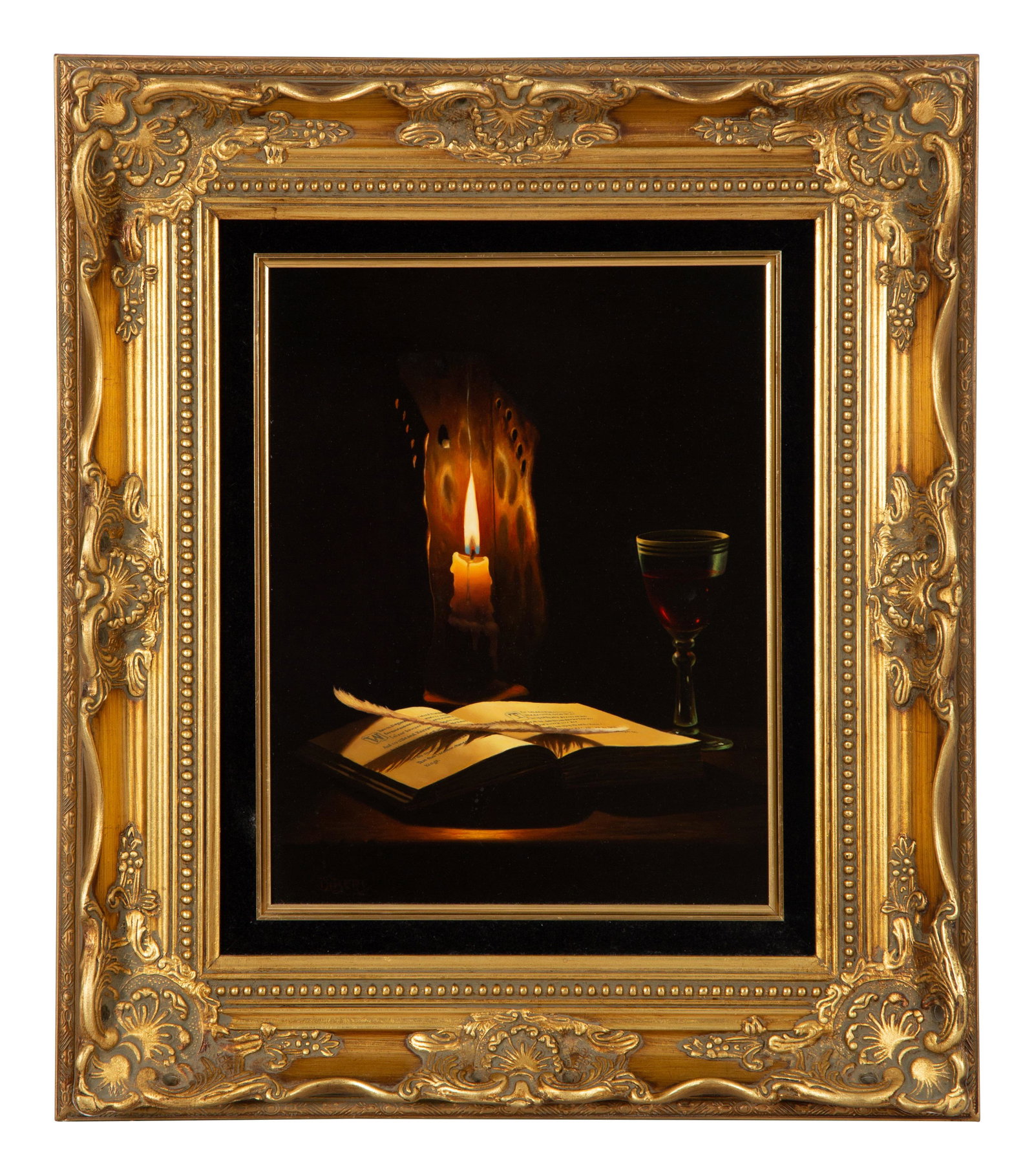 Paul DiBert (American, 1930-2009) Spanish Candle: Paul DiBert (American, 1930-2009) Spanish Candle oil on masonite signed, lower left 14 x 11 inches. Property from the Collection of Robert and Mary Montgomery, Palm Beach, Florida