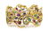 527: An 18 Karat Yellow Gold, Ruby, Sapphire, Emerald,