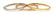 799: A Set of 18 Karat Gold Octagonal Bangle Bracelets,