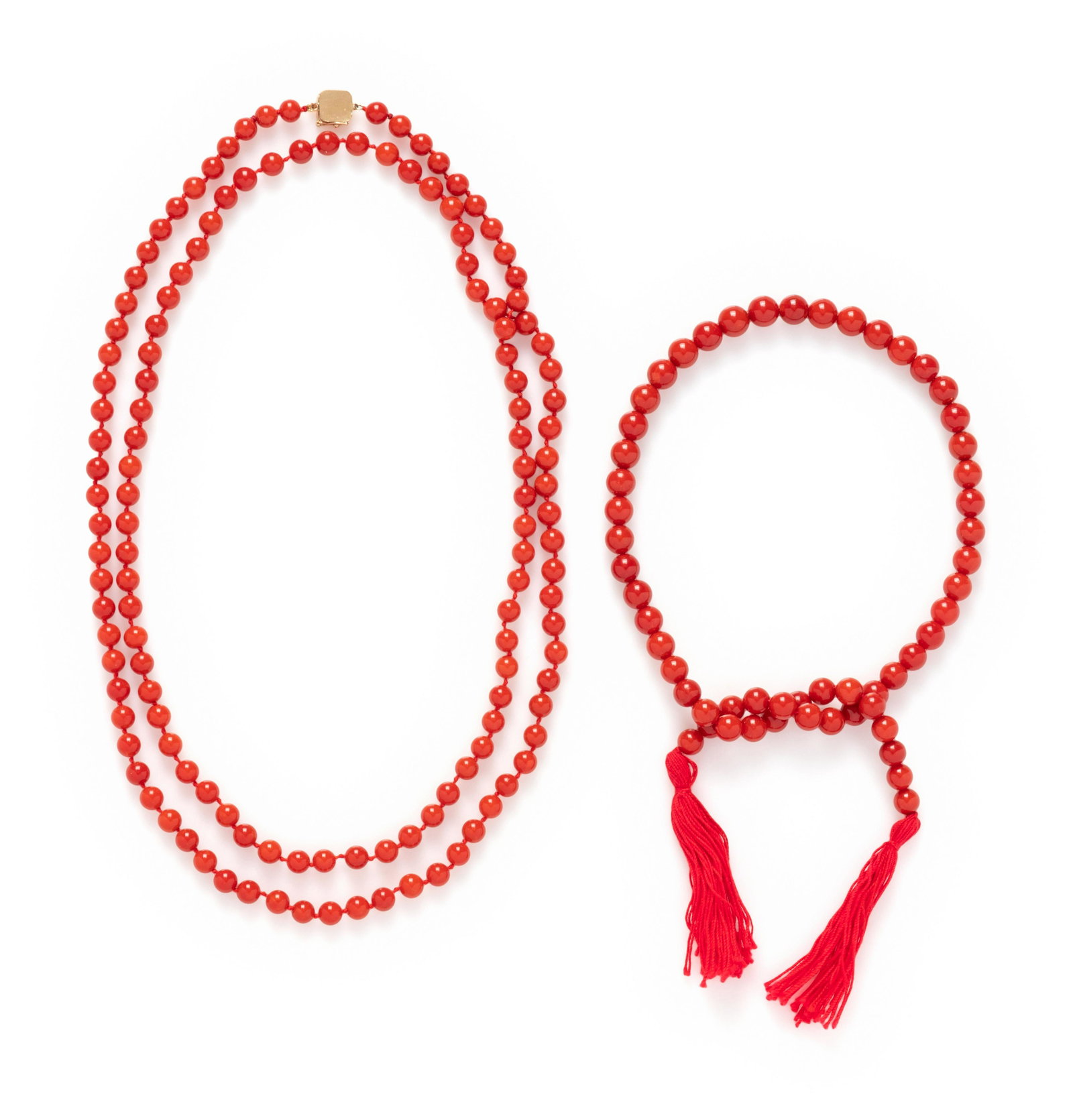 CORAL BEAD SET (1 of 2)