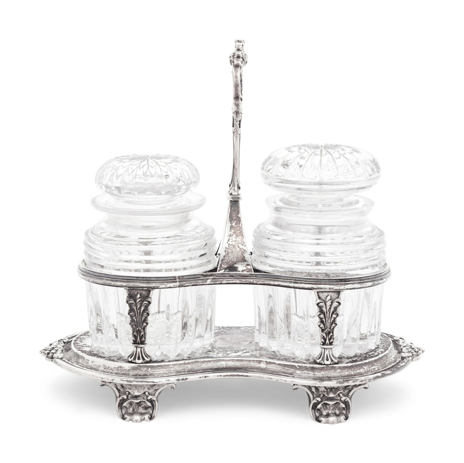 A George III Silver Two-Jar Cruet (1 of 4)