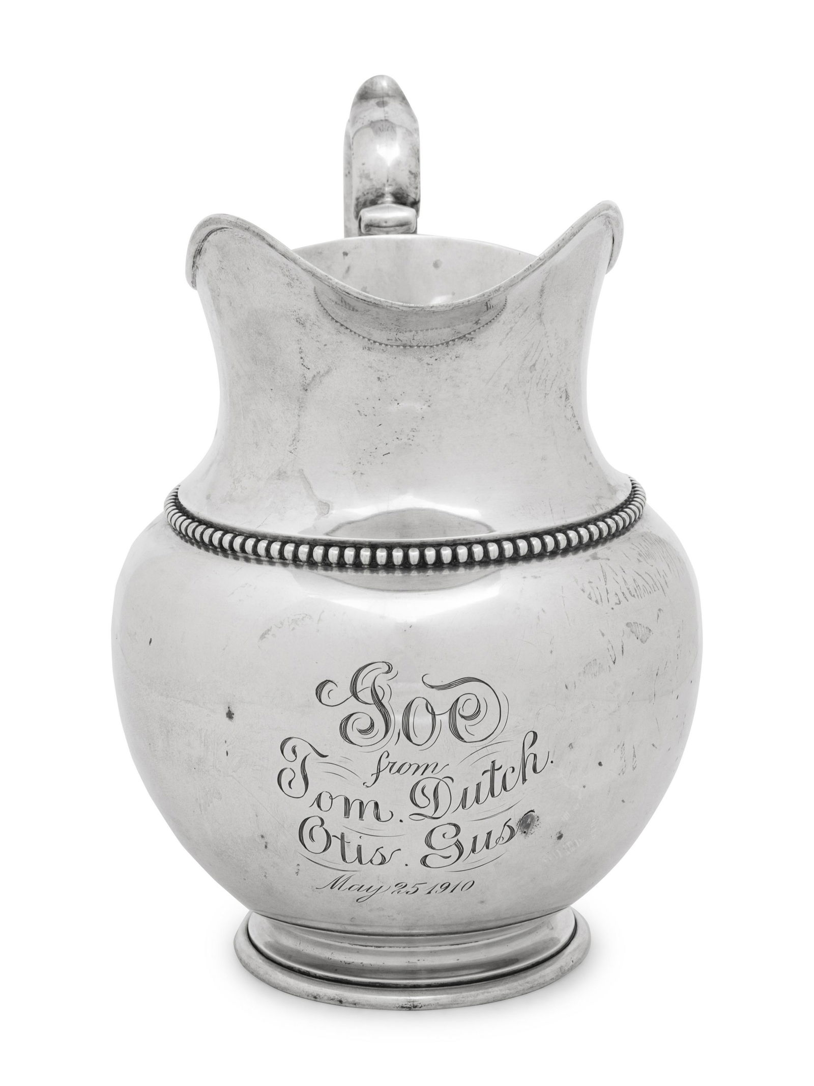 An American Silver Water Pitcher (1 of 4)