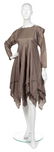 433: A Joan Vass Brown Cotton Dress,