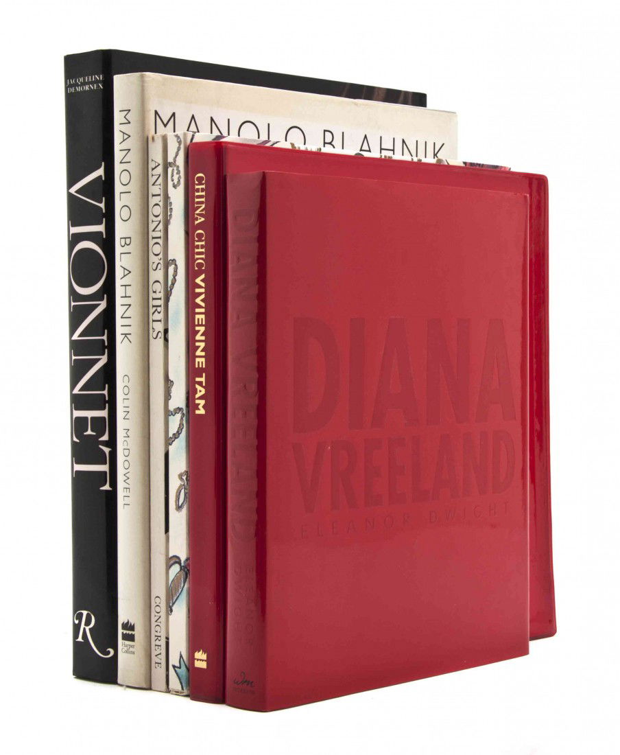 A Group of Fashion Books,: A Group of Fashion Books, six total. Property from the Estate of Joan Vass, New York, New York