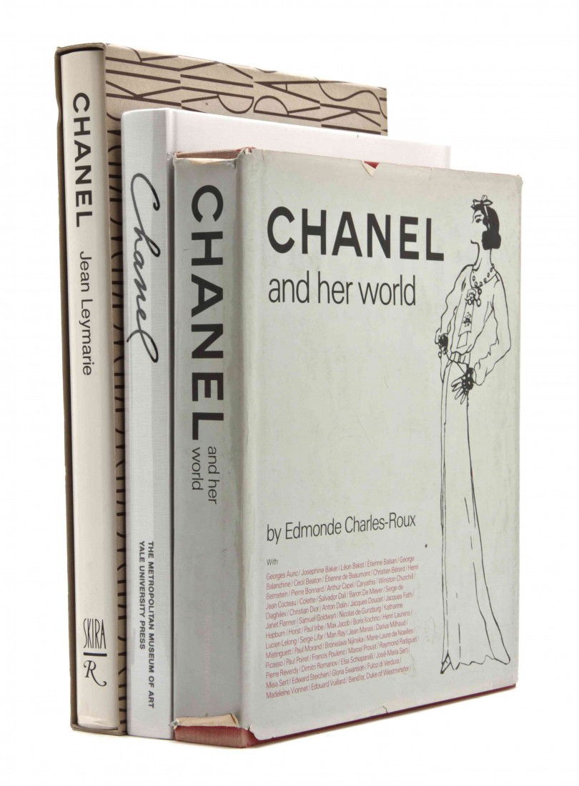 A Group of Fashion Books,: A Group of Fashion Books, three total, all pertaining to Chanel. Property from the Estate of Joan Vass, New York, New York