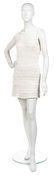 486: A Joan Vass Off-White and Cream Sweater Dress.