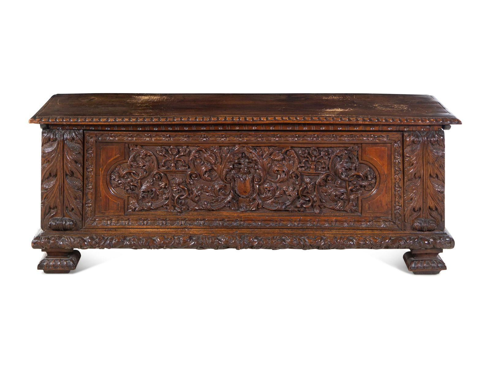 An Italian Carved Walnut Cassone (1 of 10)