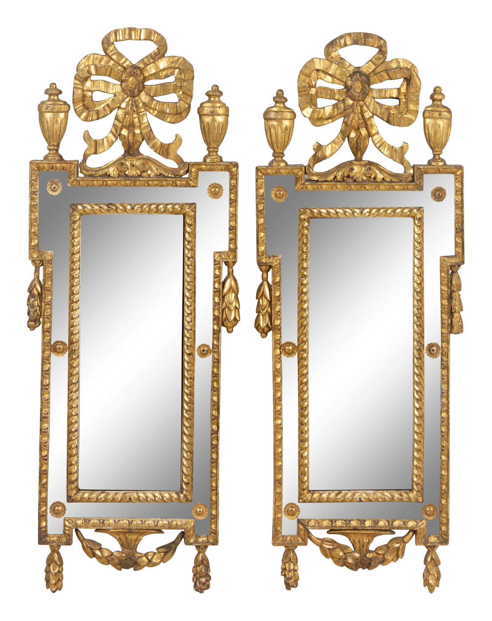 A Pair of Italian Giltwood Mirrors (1 of 9)
