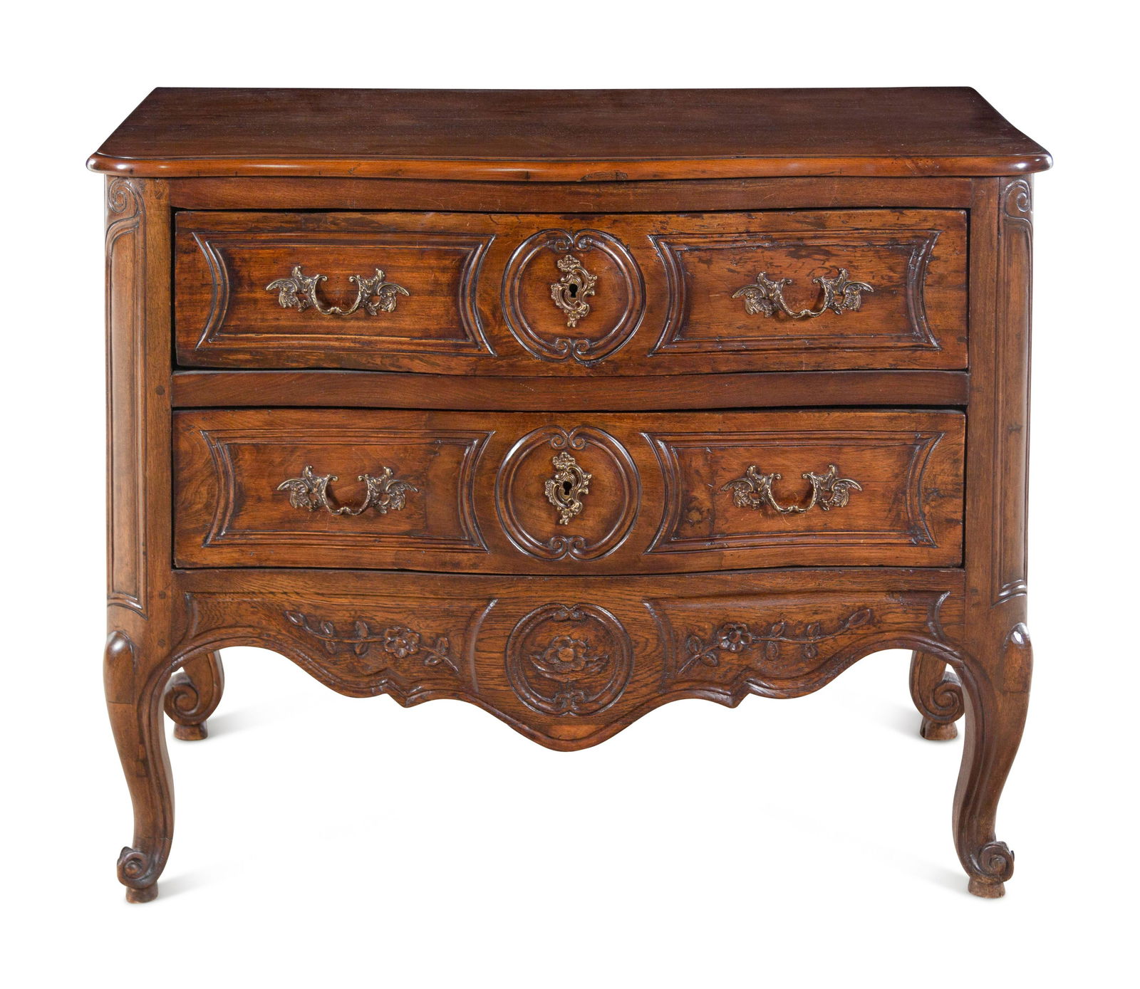 A Provincial Louis XV Walnut Commode (1 of 2)
